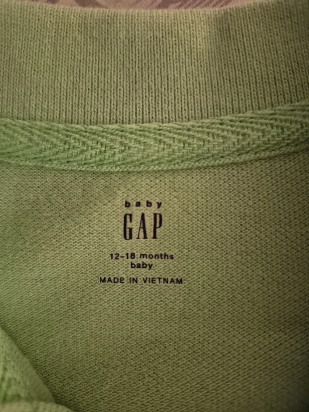 Baby Gap Lime Green Toddler Polo 12 -18 Months